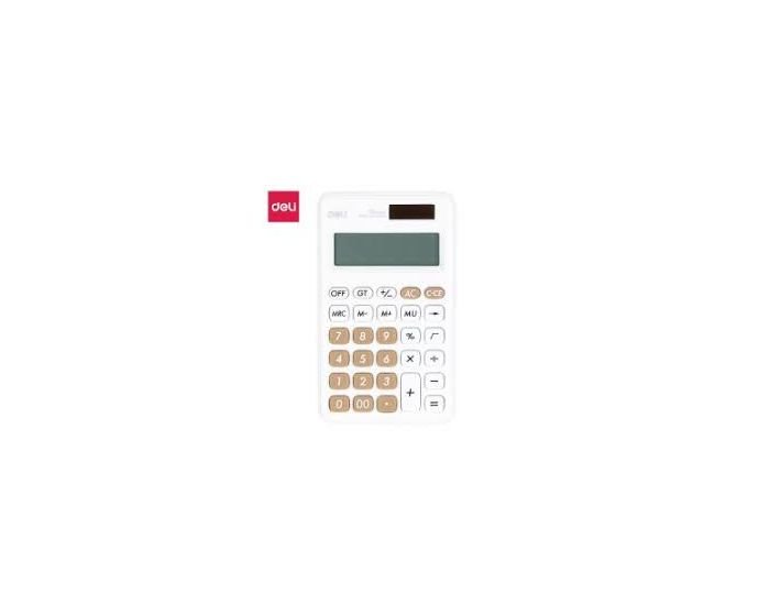 CALCULATRICE PORTABLES DELI EM120  Plastique 12 chiffres COLORIS AU CHOIX – Image 5