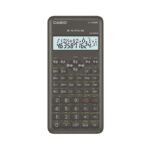 Calculatrice Scientifique Casio FX-100MS-2W-DH-V plastique Couvercle coulissant Arrêt automatique Bl