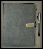 Coffret Agenda VIP 16x22 cm en similicuir + stylo Coloris au Choix – Image 7