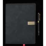 Coffret Agenda VIP 16x22 cm en similicuir + stylo Coloris au Choix