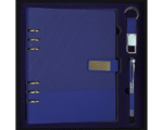 Coffret Agenda VIP 16x22 cm en similicuir et 2 Accessoires Complets Couleur au Choix – Image 7