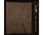 Coffret Agenda VIP 16x22 cm en simili cuir et 2 Accessoires Complets Couleur au Choix – Image 2