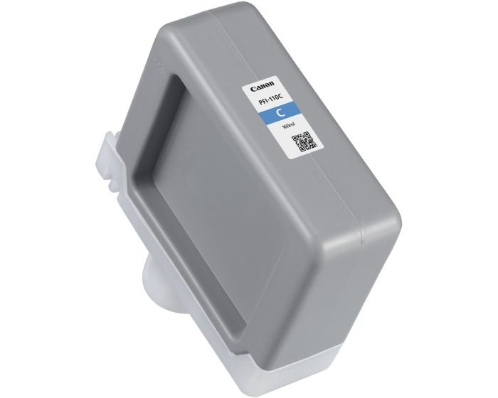Cartouche d'encre Canon PFI-110C d'origine Cyan (2365C001AA) – Image 2