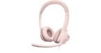 Casque Logitech H390 avec microphone anti-parasite - USB Rose (981-001281) – Image 2