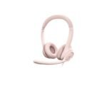 Casque Logitech H390 avec microphone anti-parasite - USB Rose (981-001281)