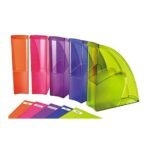 Lot de 5 porte-revues CEP HAPPY 674 + H5 Translucides Assorties