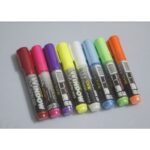Boite de 6 marqueurs Effaçables fluorescents CKS pour verre