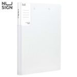 Classeur à pince Deli NS139 A4 Nusign Double pince Blanc – Image 4