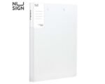 Classeur à pince Deli NS139 A4 Nusign Double pince Blanc – Image 5