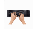 Clavier et souris sans fil RF Logitech Combo MK220 QWERTY Anglais Noir (920-003168) – Image 4