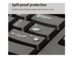 Clavier filaire Kensington ValuKeyboard USB - AZERTY France (1500109FR) – Image 8