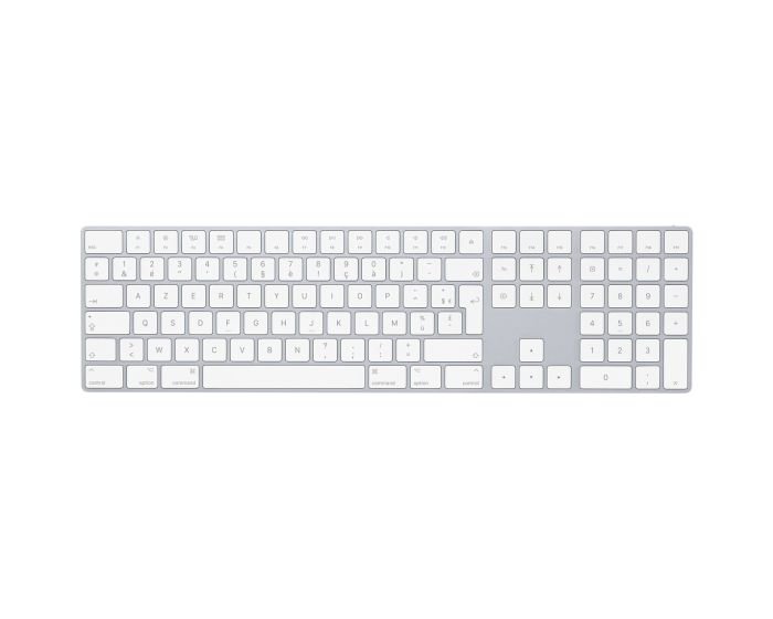 Clavier Magic Keyboard Apple avec pavé numérique Français – Argent (MXCJ3F/A) – Image 5