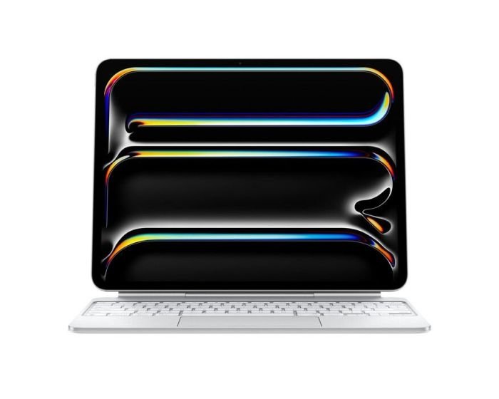 Clavier Magic Keyboard pour iPad Pro 13 pouces (M4) - Français - Blanc (MWR43F/A) – Image 2