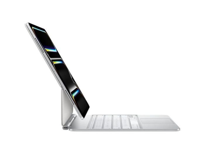 Clavier Magic Keyboard pour iPad Pro 13 pouces (M4) - Français - Blanc (MWR43F/A) – Image 5