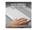 Clavier sans fil LOGITECH Pebble Keys 2 K380s Bluetooth Bouton Easy Switch blanc (920-011804) – Image 2