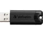 Clé USB Verbatim PinStripe USB 3.2 Gen 1 - 32 Go, 64 Go ou 128 Go - Noire  Design rétractable à rayures – Image 8