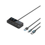 Convention VENTION USB 3.0 Hub CHWBF/ 4xUSB/ 1xUSB Type-C PD/ Comprend un câble de chargement USB mâle - USB Type-C mâle (CHWBF)