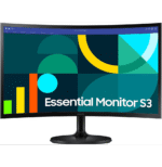 Écran incurvé Samsung 24"Full HD Essential S3 S36GD Max 100Hz (LS24D360GAUXEN) – Image 2