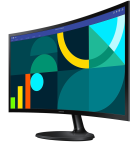 Écran incurvé Samsung 24"Full HD Essential S3 S36GD Max 100Hz (LS24D360GAUXEN) – Image 8