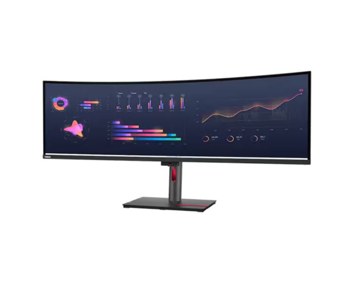 Écran / Monitor incurvé 49" Lenovo ThinkVision P49w-30 5K DQHD (63DBRAT1EU) – Image 7