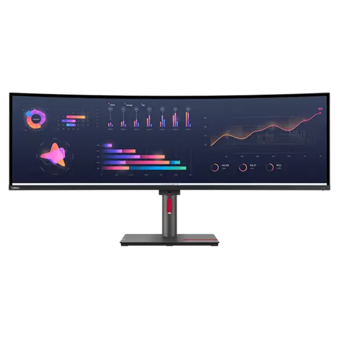 Écran / Monitor incurvé 49" Lenovo ThinkVision P49w-30 5K DQHD (63DBRAT1EU) – Image 3