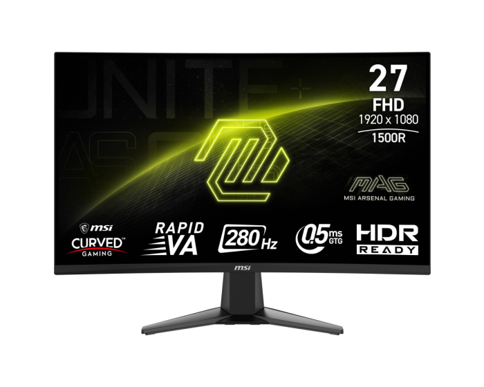 Écran MSI MAG 276CXF incurvé Gaming 27" Full HD (9S6-3CE01M-014) – Image 3
