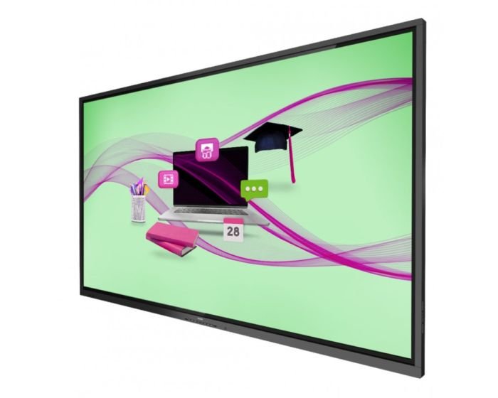 Écran plat de signalisation numérique Philips 75″ Android OS 11 Wifi 410 cd/m² 4K Ultra HD Noir - affichage de messages (75BDL4052E/02) – Image 2