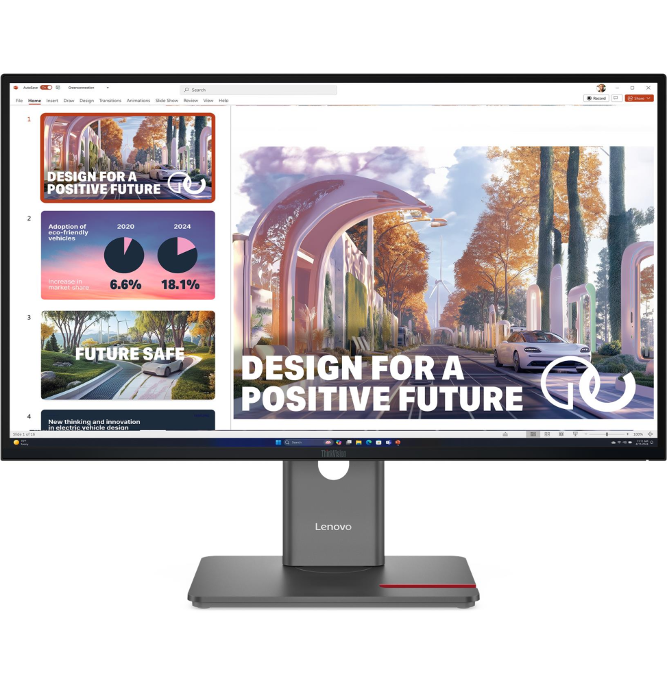 Écran Plat Lenovo ThinkVision P27QD-40 27" 2K QHD 120Hz (64B3GAT2EU) – Image 2