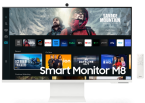 Écran SAMSUNG moniteur flat 32" SMART ULTRA HD 4k 3840*2160 serie 8 Blanc avec camera intgeré (LS32CM801UMXZN) – Image 8