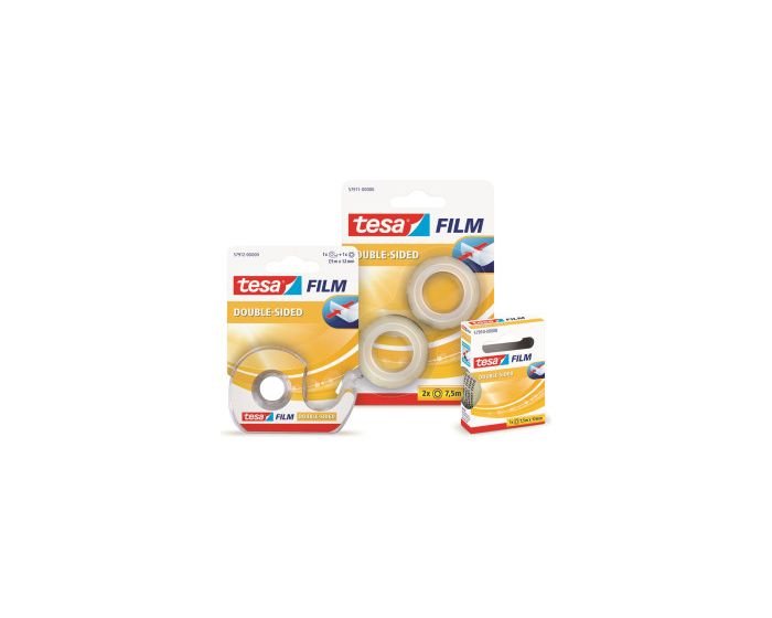 DÉVIDOIR SCOTCH TESA RUBAN TRANSPARENT DOUBLE FACE 12MM X 7,5M (57912-00000) – Image 5