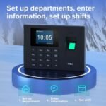 Machine de contrôle d'accès par empreintes digitales Deli-ES151