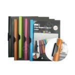 Lot de 5 Chemises à clip A4 DELI Couleurs assorties