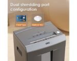 Destructeur de documents DELI ET096 Coupe croisée - 30 Litres / 16 Feuilles – Image 10