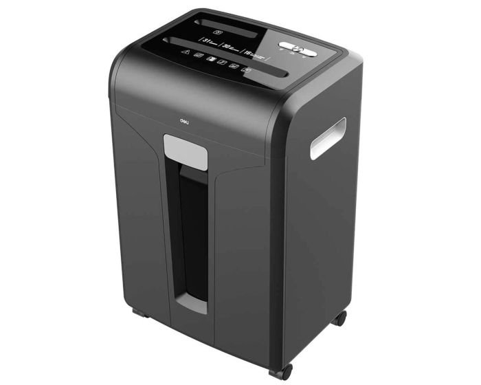 Destructeur de documents Professionnel DELI E14400 Coupe croisée 16 Feuilles / 31 Litres – Image 4