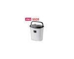 Destructeur de papier coupe croisée DELI A4 6 Feuilles /15 Litres (E9928) – Image 4