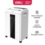 Destructeur De Papier Deli ET051 Coupe croisée 10 Feuilles / 16 Litres – Image 2