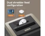 Destructeur de papier DELI ET099 Coupe croisée 25 feuilles / 31 litres – Image 2