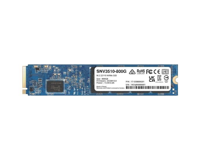 Disque Dur interne SSD Synology SNV3510 NVMe M.2 22110 Série Enterprise 800 Go pour NAS (SNV3510-800G) – Image 2