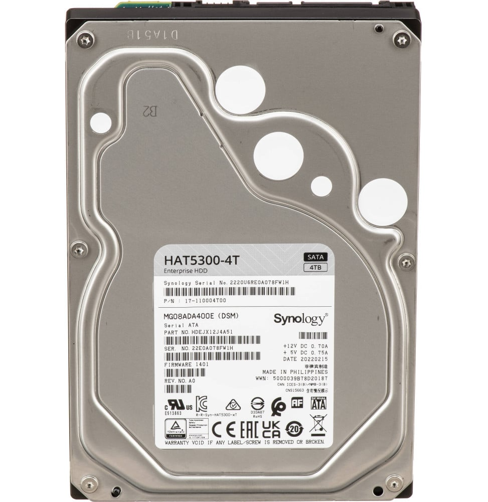 Disque Dur Interne Synology 4TB SATA 3,5'' Série HAT5300 7.2k 7200 tr/min (HAT5300-4T) – Image 5