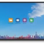 Écran Interactif TACTEASY 75" Android 11 - 3840 × 2160 - 20 points de contact + 8 microphones et camera intégré