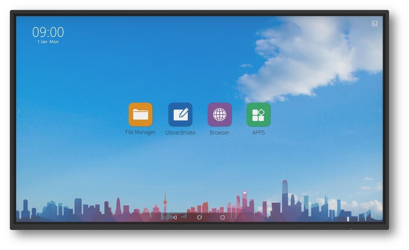 Écran Interactif TACTEASY 86" Android 11 - 3840 × 2160 - 20 points de contact + 8 microphones et camera intégré – Image 2