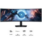 Écran incurvé SAMSUNG Smart SERIE 9 49'' 32:9 / 1000R / 144Hz / HAS / DQHD (LS49FG910EUXEN) – Image 8