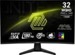 Ecran PC Msi Moniteur MAG 32CQ6F 32" 180Hz 2K Curved (9S6-3DC91M-001) – Image 8