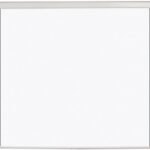 Ecran de projection électrique Bi-Office avec télécommande  1,80 X 1,80 m