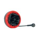 Enrouleur domestique 4 prises 2P+T 5 mètres (1734/5)