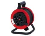 Enrouleur INGELEC usage professionnel 15 mètres  4 prises Rouge – Image 2