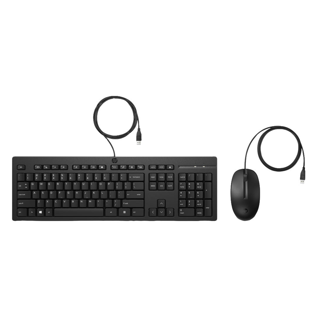 Ensemble CLAVIER + SOURIS filaire USB HP 225 G2 - AZERTY (AX2Y7AA) – Image 5