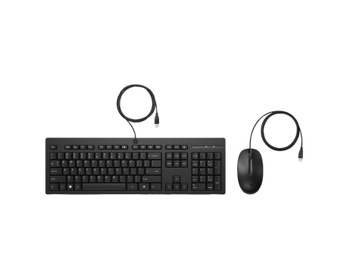 Ensemble CLAVIER + SOURIS filaire USB HP 225 G2 - AZERTY (AX2Y7AA) – Image 2