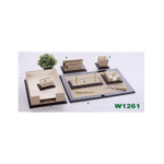 ENSEMBLE DE BUREAU En bois W1261 8PCS