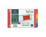 jeu Intercalaires Pour Fiches Bristol Carte Lustrée 225G/M2 4 Positions - 100X150MM